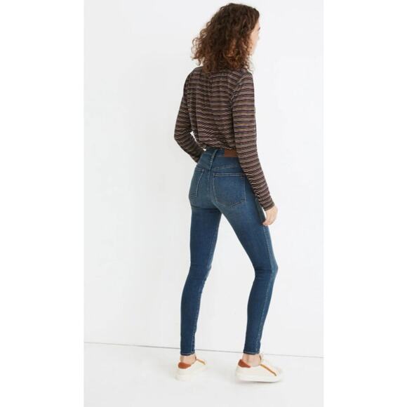 Madewell Tall 10" High Rise Roadtripper Supersoft Jeans Playford Wash 25 Tall - Picture 3 of 11